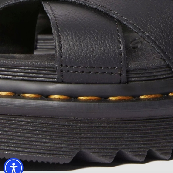 Dr. Martens Voss II Athena Black Platform Sandals, EU 38, Listing as Size 8 - Picture 3 of 16